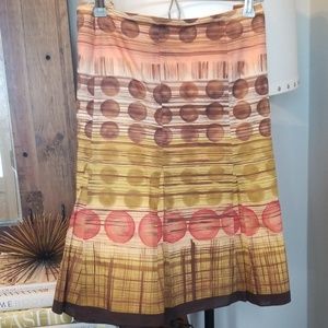 Talbots spiced coral skirt, size 16